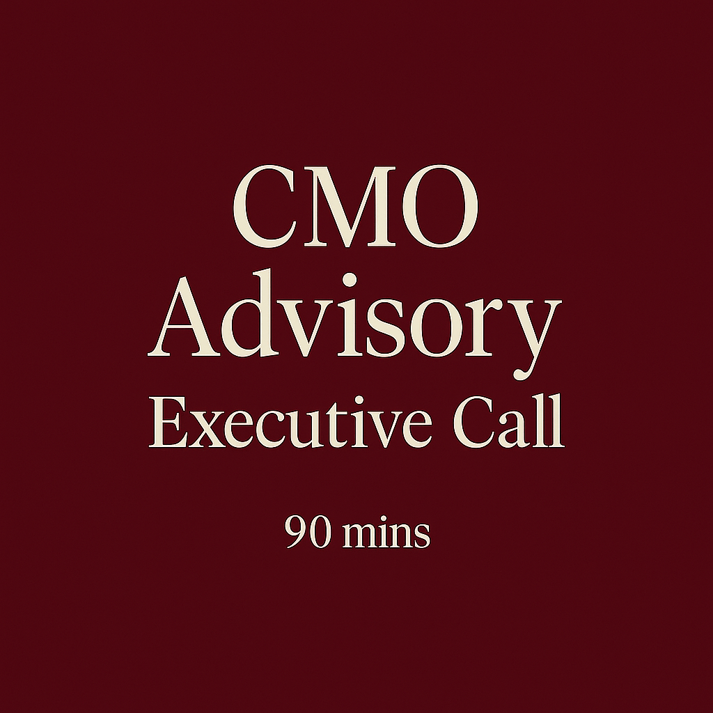 CMO Advisory - Executive Call (90 minutes) Main image